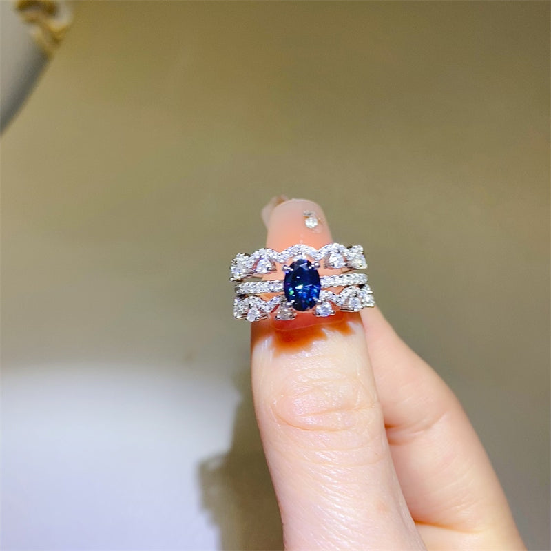Miralou 1 Carat Moissanite 925 Sterling Silver Ring