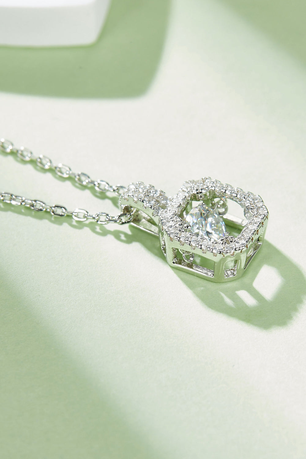 Baeful Moissanite 925 Sterling Silver Necklace