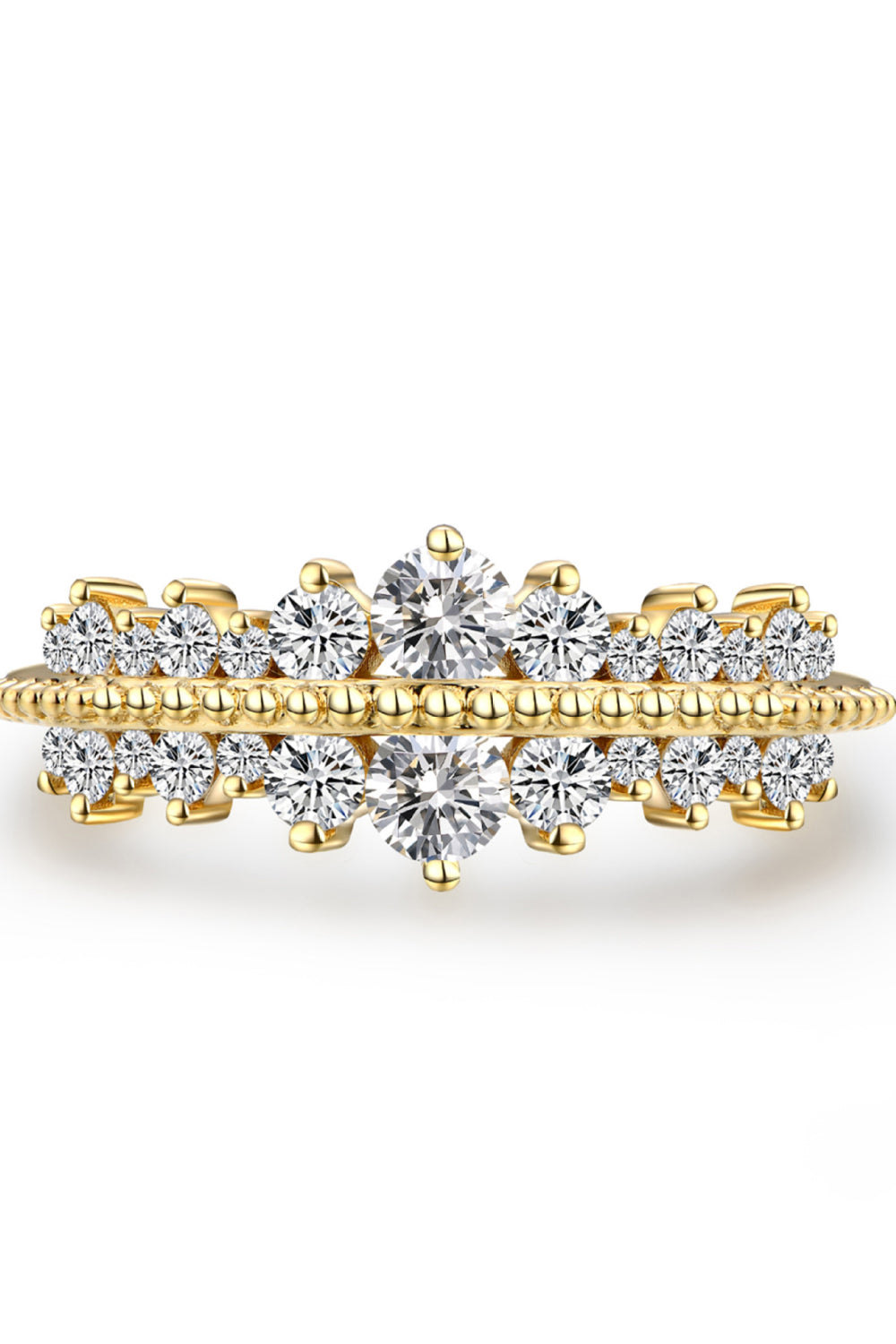 Kara Moissanite 925 Sterling Silver Ring